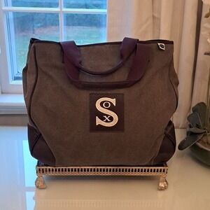 NWOT Blue Marlin Baltimore Black Sox Baseball Team Green Canvas Weekend Tote